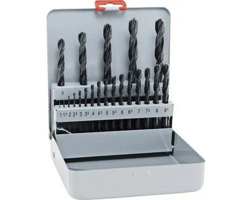 HSS Metallbohrer Set Alpen 21-tlg
