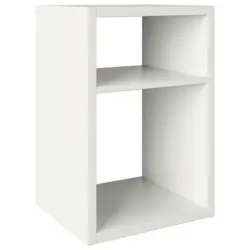 Regal 58/39/34 cm Weiß