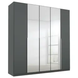 Dreht&uuml;renschrank in Grau