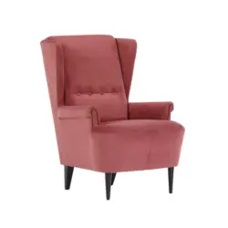 Sessel in Flachgewebe Rot