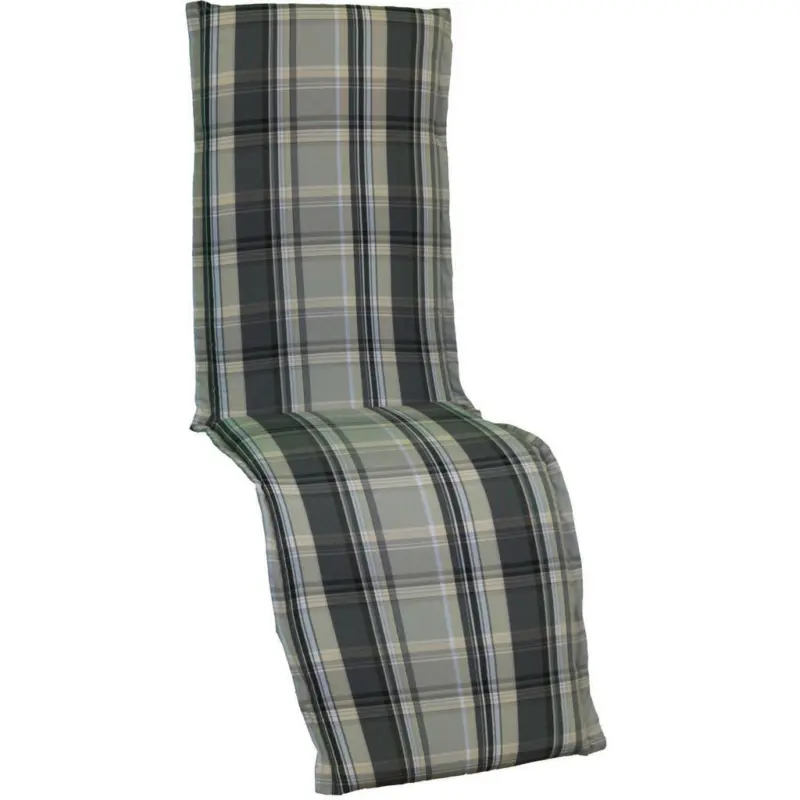 Relaxsesselauflage in Beige Karo
