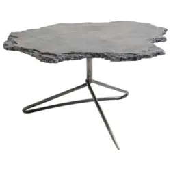 Couchtisch in Metall, Stein, Keramik 82/92/44 cm