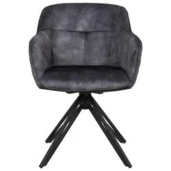 Armlehnstuhl in Samt