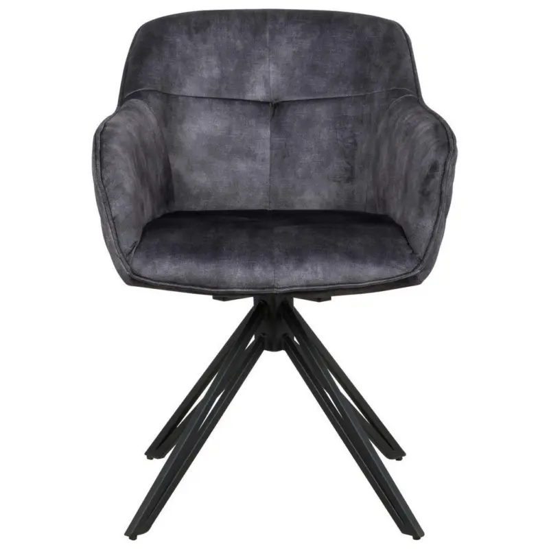 Armlehnstuhl in Samt