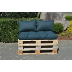 Loungekissen in Anthrazit Uni