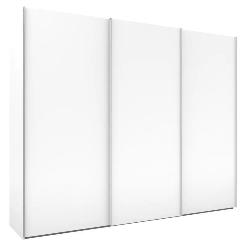 Schwebetürenschrank in Weiß