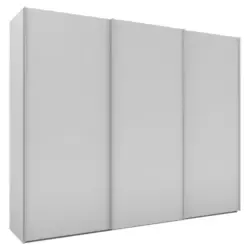 Schwebetürenschrank in Grau