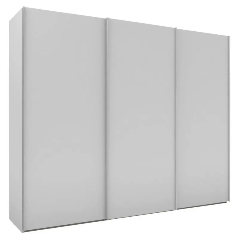 Schwebetürenschrank in Grau