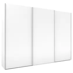 Schwebetürenschrank in Weiß