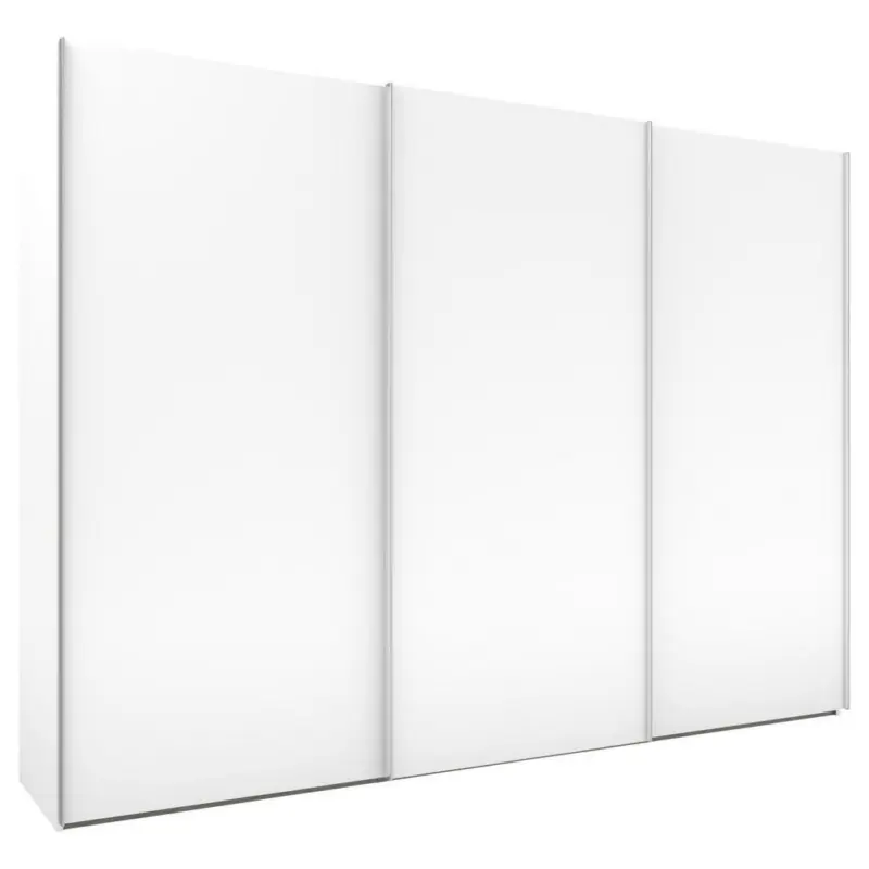 Schwebetürenschrank in Weiß