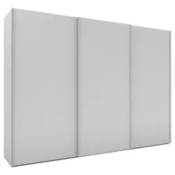 Schwebetürenschrank in Grau