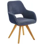 XXXLutz Lauterach - Ihr M&ouml;belhaus bei Bregenz Armlehnstuhl in Holz, Kunststoff Blau, Eichefarben