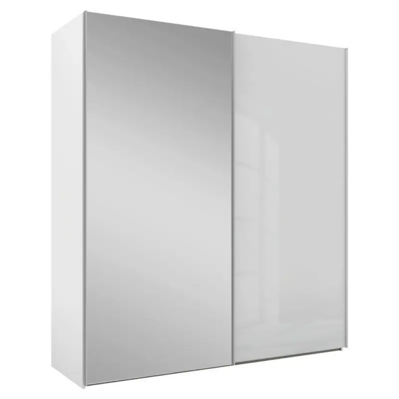 Schwebet&uuml;renschrank in Wei&szlig;