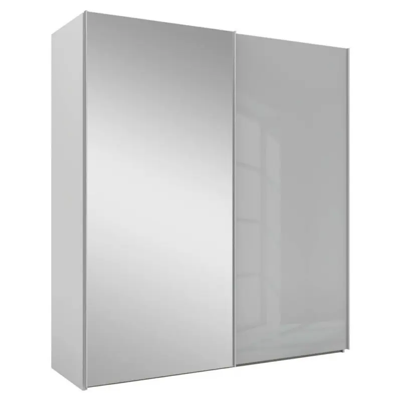 Schwebet&uuml;renschrank in Grau