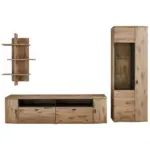 XXXLutz Lauterach - Ihr Möbelhaus bei Bregenz Wohnwand 322,2/205,6/50 cm in Grau, Eichefarben