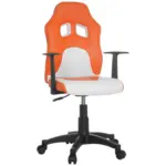 XXXLutz Lauterach - Ihr Möbelhaus bei Bregenz Jugenddrehstuhl in Lederlook, Netzbespannung Orange, Weiß