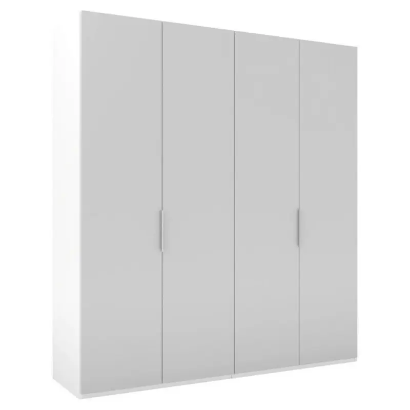 Dreht&uuml;renschrank in Grau, Wei&szlig;