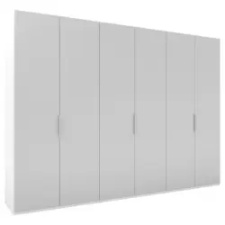 Dreht&uuml;renschrank in Grau, Wei&szlig;