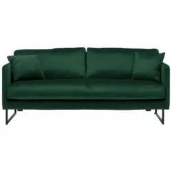 2,5-Sitzer in Samt Dunkelgrün