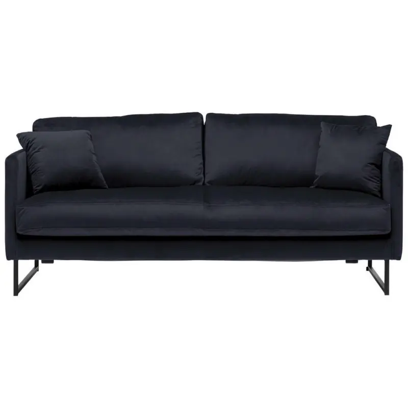 2,5-Sitzer in Samt Schwarz