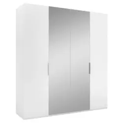 Dreht&uuml;renschrank in Wei&szlig;