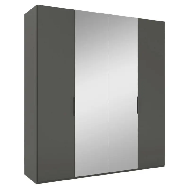 Dreht&uuml;renschrank in Anthrazit