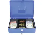 Hornbach Geldkassette Rottner Traun 4 blau, Außenmaß: B, H, T: 300x90x245 mm