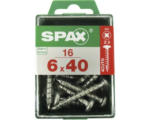 Hornbach Spax Universalschraube Kreuzschlitz PZ 3, Halbrundkopf, 6x40 mm, 16 Stück