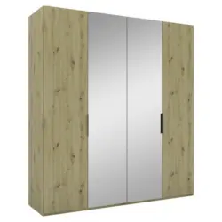 Dreht&uuml;renschrank in Eiche Artisan