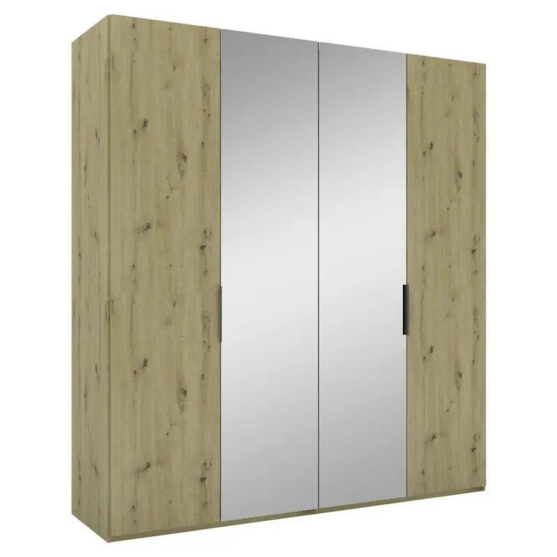 Dreht&uuml;renschrank in Eiche Artisan