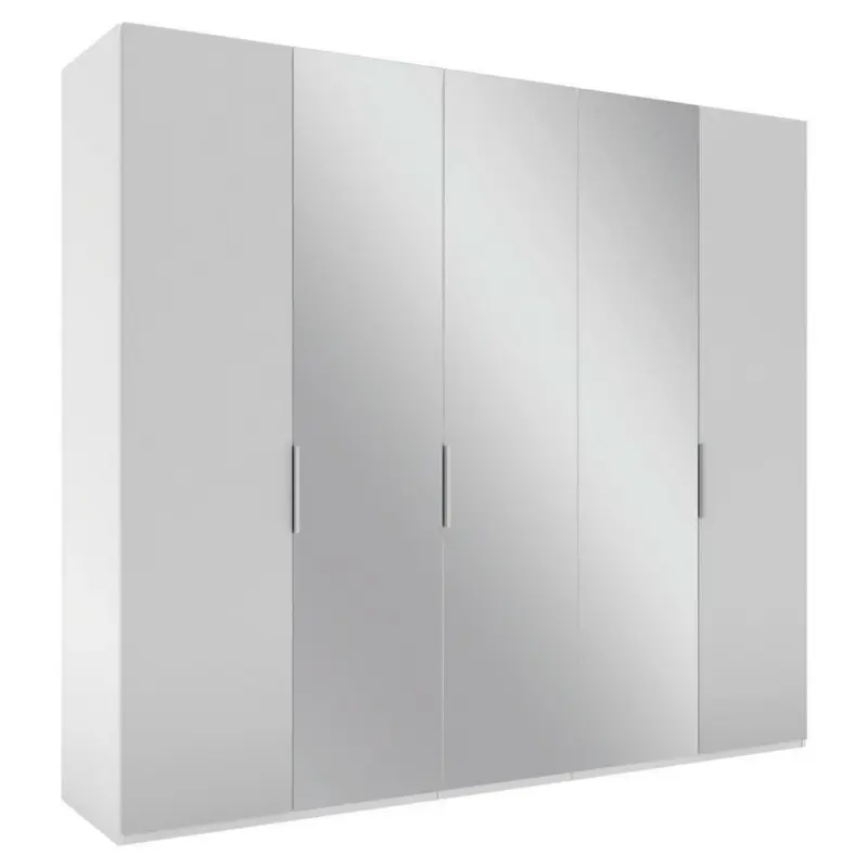 Dreht&uuml;renschrank in Grau, Wei&szlig;