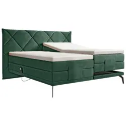 Boxspringbett 180/200 cm in Grün