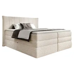 Boxspringbett 180/200 cm in Beige
