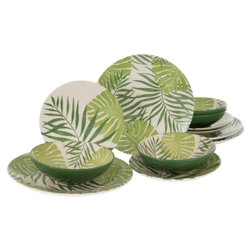 Kombiservice Tropicana Grün 12-teilig