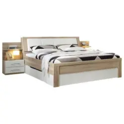 Bettanlage 180/200 cm in Eiche San Remo