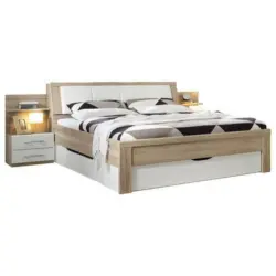 Bettanlage 180/200 cm in Eiche San Remo