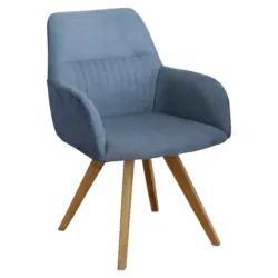 Armlehnstuhl in Webstoff