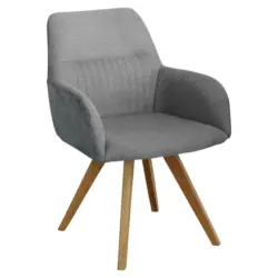 Armlehnstuhl in Webstoff