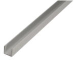 Hornbach U-Profil Aluminium silber 18 x 20 x 1,3 mm 1,3 mm , 2 m