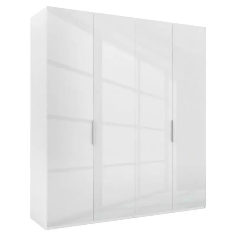 Drehtürenschrank in Weiß