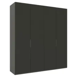 Dreht&uuml;renschrank in Anthrazit