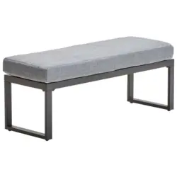 Gartenbank in Grau, Dunkelgrau