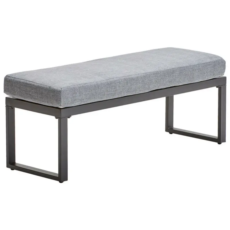 Gartenbank in Grau, Dunkelgrau