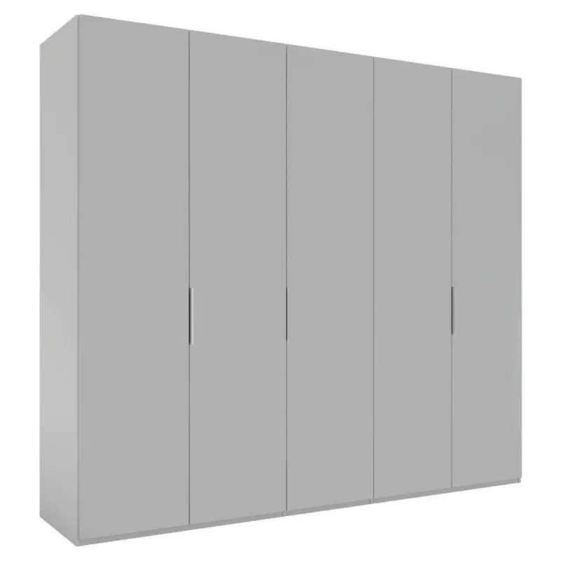Drehtürenschrank in Grau