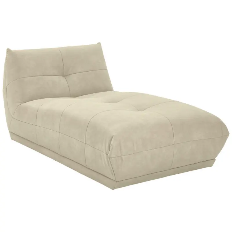 Sofaelement in Lederlook Creme