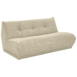 Sofaelement in Lederlook Creme