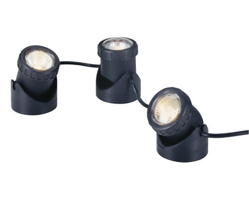 Scheinwerferset HEISSNER Aqua Light LED 3er Set Ø 55 mm