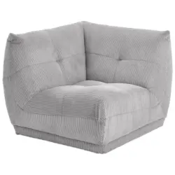 Sofaelement in Kord Grau