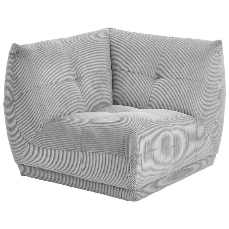 Sofaelement in Kord Grau
