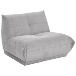 Sofaelement in Kord Grau